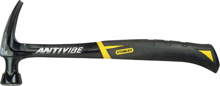 Produktbild Stanley FatMax Antivibe flache Klauenhammer (567 g Kopfgewicht, 340 mm Länge, weicher Handgriff, Sti (798 g)