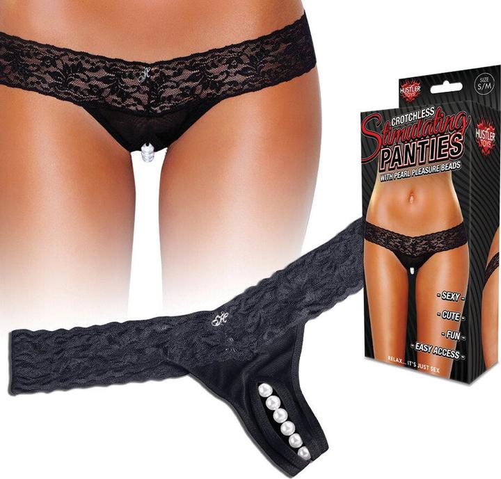 Hustler Stimulating Panties black M/L (M, L)