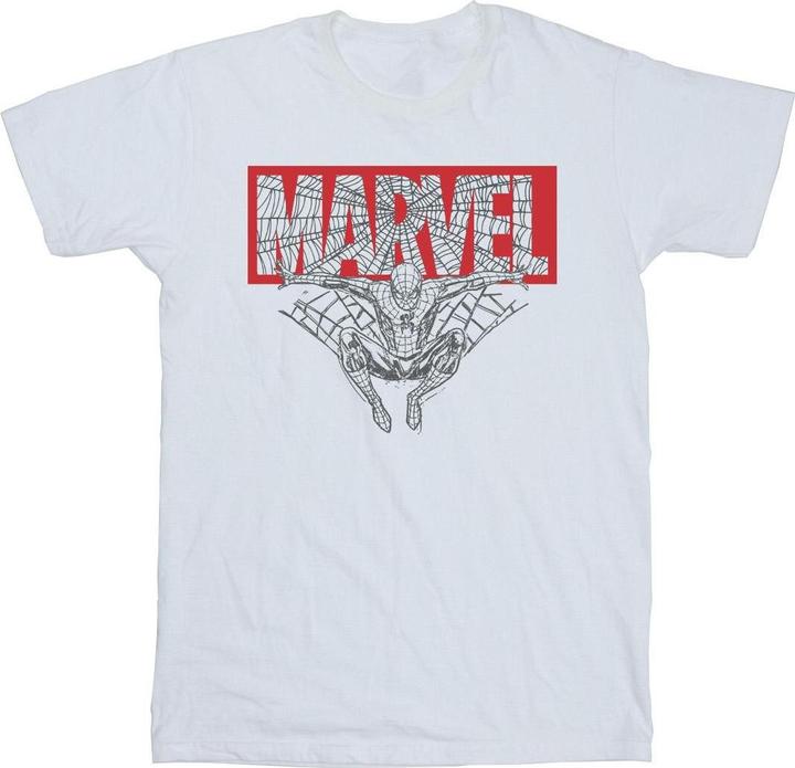Spider Man Logo Red TShirt (S)