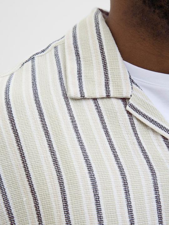 Produktbild Jack & Jones Jorcoba Stripe Resort Shirt Ss Sn Pls (4XL)