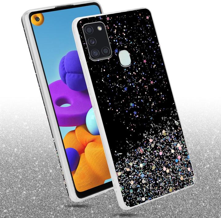 Image du produit Cadorabo Couverture TPU paillettes scintillantes (Samsung Galaxy A21s)
