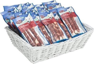 Produktbild Trixie Denta Fun Marbled Beef Chewing Rolls, 17 cm, 3 stk./140 g - (6 pk/ps) (3 Stk., 140 g)