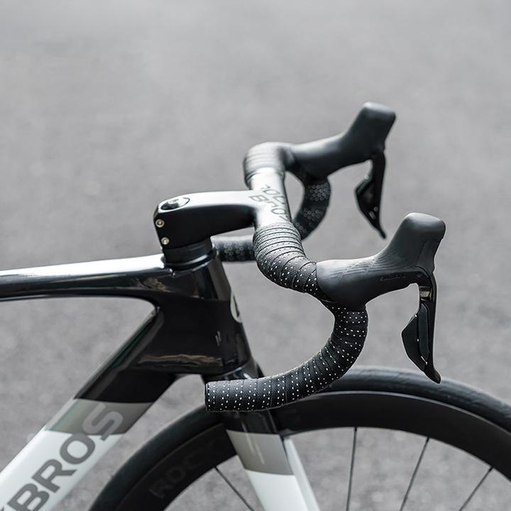 Actual product image Rockbros Handlebar Tape Perforated Silicone - Green