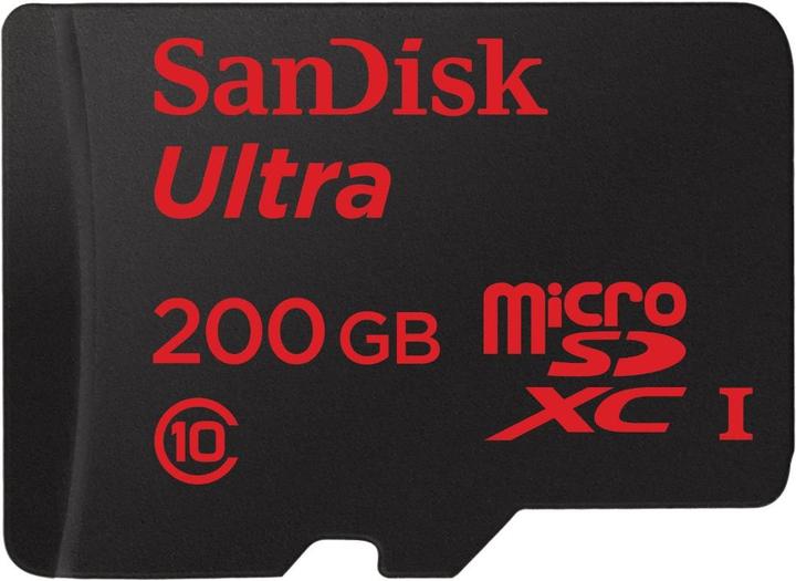 SanDisk microSDXC Ultra Premium UHS-I with Adapter (200 GB, microSDXC, U1, UHS-I)