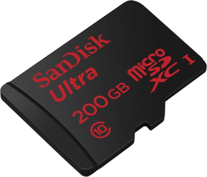 Image du produit SanDisk microSDXC Ultra Premium UHS-I avec adaptateur (200 Go, microSDXC, U1, UHS-I)