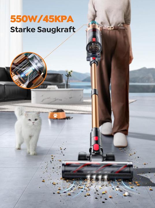 Actual product image Smoture Kabelloser Akkustaubsauger
