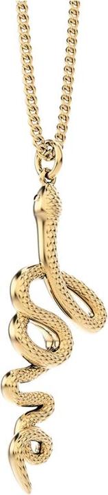 MTM Love Snake Necklace (Messing, 18k Gold)
