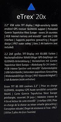 Image du produit Garmin eTrex 20x
