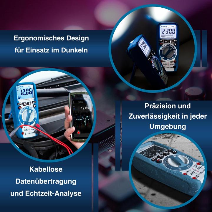 Immagine prodotto Peaktech P 3445 Multimetro digitale a vero RMS (CAT III 1000V, CAT IV 600V)