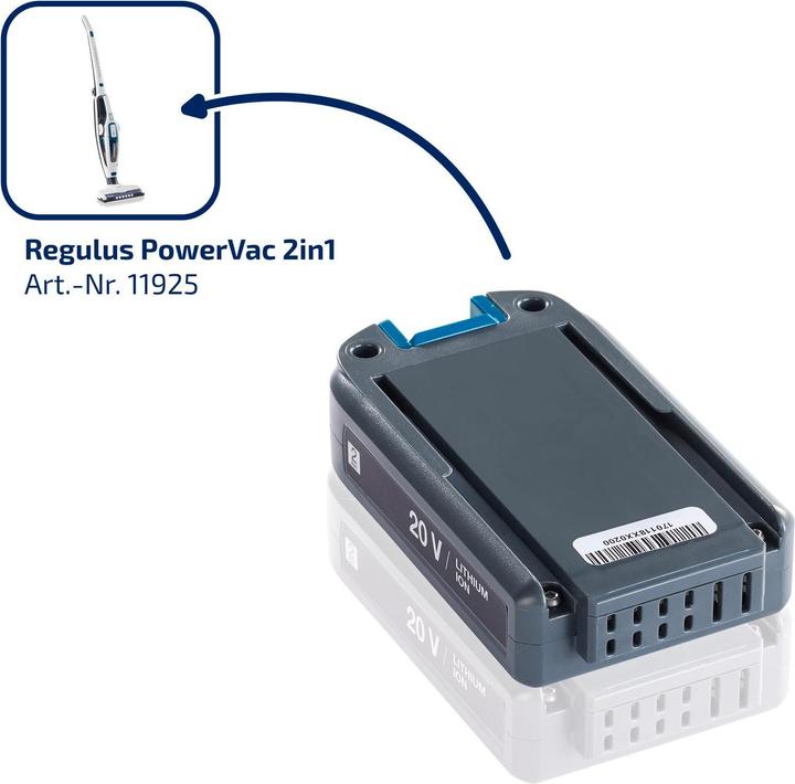 Image du produit B+W Regulus PowerVac 2in1 Unité de batterie