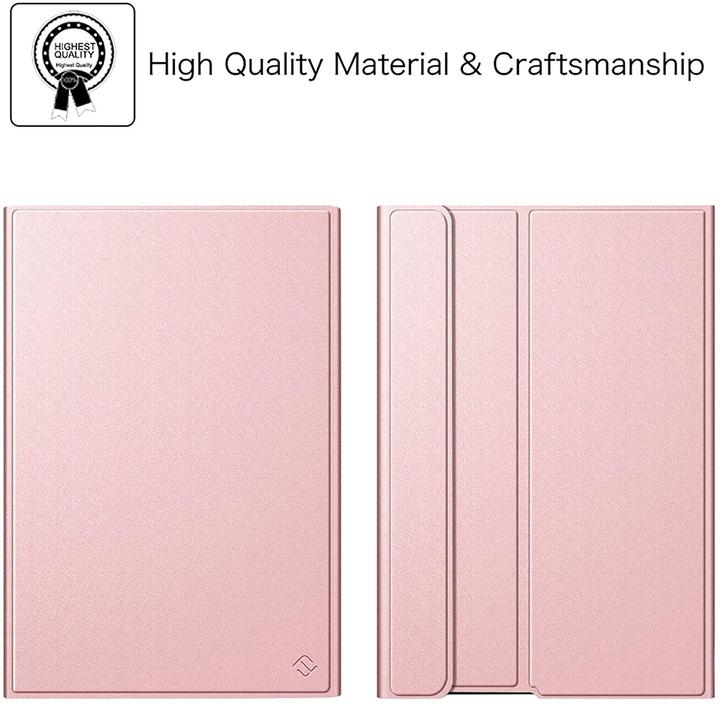 Produktbild Fintie Tastatur Hülle für Huawei MediaPad M5 Lite 10.1 Zoll, Rosegold
