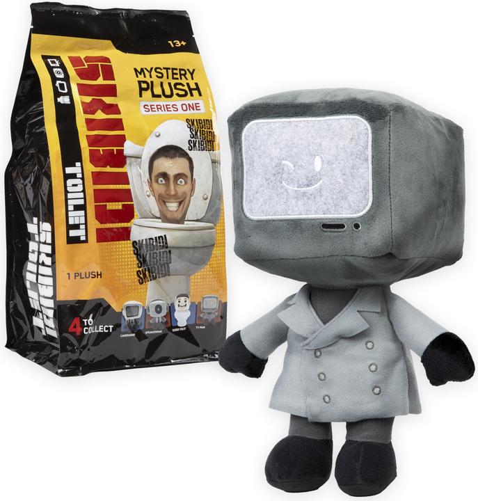 Actual product image Skibidi Toilet Mystery Plush - collectible plush, brand new collector's items, officially licensed product (37.30 cm)
