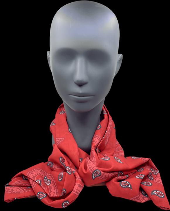Actual product image Industyle Design Foulard / Scarf in Glarus Paisley Design, red