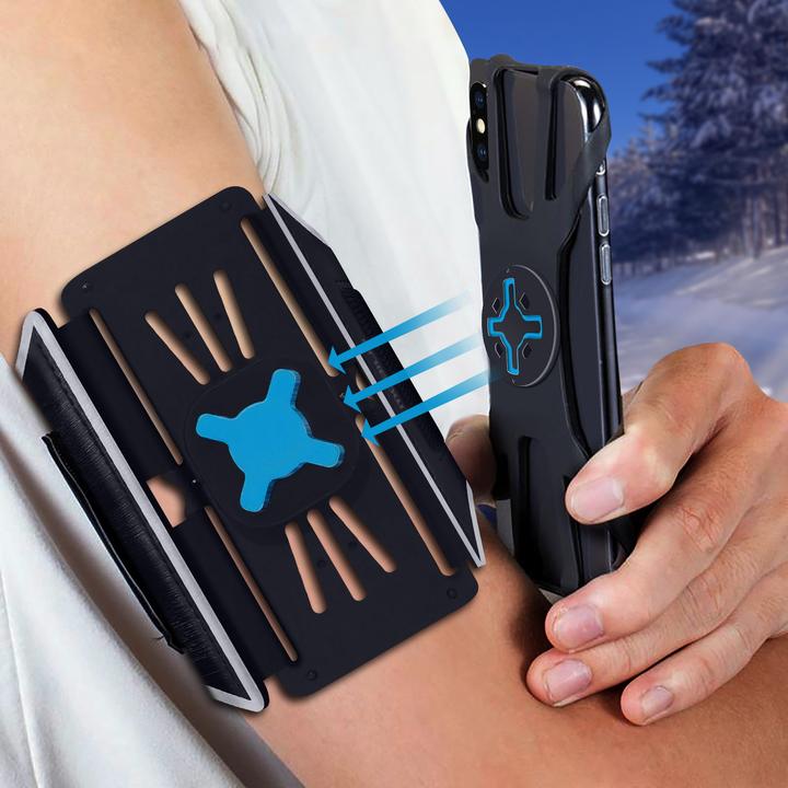 Actual product image Mobilis BRAZALETE UNIV U.FIX RUN KIT. Cell Phone Protective Case Wristband Case Black