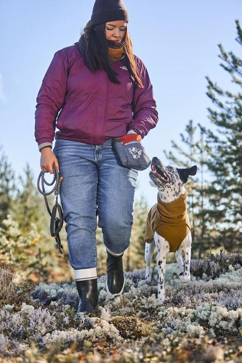 Actual product image Hurtta Winter Coat Warming Midlayer ECO, 40, Mustard (40, Dog coat)
