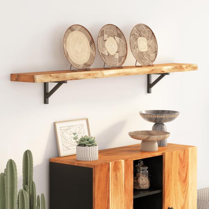 Immagine prodotto VidaXL Piano del tavolo rettangolare con bordo ad albero Piano del mobile in legno massiccio di acacia