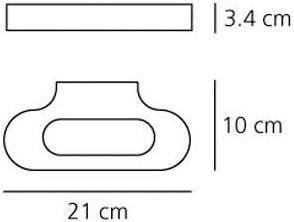 Actual product image Artemide Talo Parete Halo (R7s)