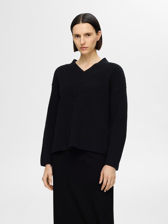Image du produit Selected Femme Pull en tricot col V (XS)