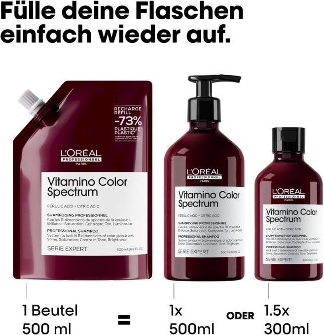 Immagine prodotto L'Oréal Professionnel Spettro cromatico di SE Vitamino (500 ml, Shampoo liquido)