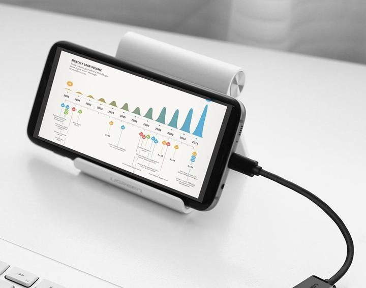 Actual product image Ugreen Micro USB 2.0 OTG Adapter Cable (0.10 m, USB 2.0)