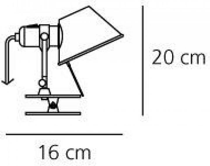 Image du produit Artemide Tolomeo Micro Pinza (267 lm, E14)