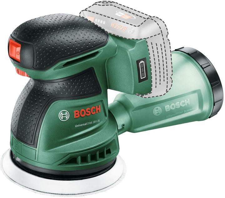 Image du produit Bosch Home & Garden Bosch Exzenterschleife UniversalOrbit 18V-20 solo (Ponceuse excentrique, 35 W)