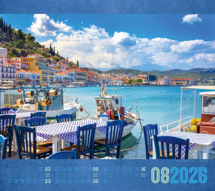 Produktbild World of Food - Kulinarische Weltreise Kalender 2026 (Englisch, Deutsch, Ackermann Kunstverlag GmbH, 2025)