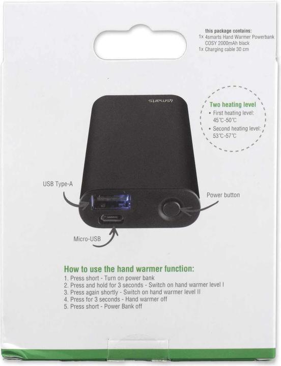 Immagine prodotto 4smarts Accogliente (2000 mAh, 0 W, 7.40 Wh)