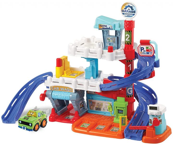 Produktbild VTech 556603 Toot - Toot Drivers Mega Set with 3 Vehicles (English Version) 18+ Months