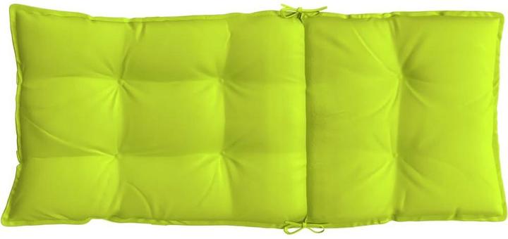Image du produit VidaXL Coussins de chaise à haut dossier 2 pcs. Tissu Oxford vert fluo (120 x 50 x 7 cm)