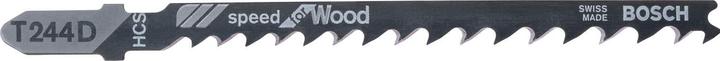 Actual product image Bosch Professional Zubehör Jigsaw blade T 244 D Speed for Wood, 100-pack