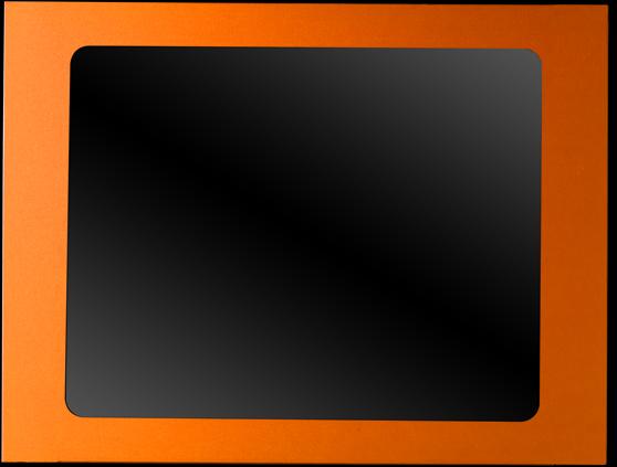 Produktbild BitFenix Prodigy M Window Seitenteil, orange
