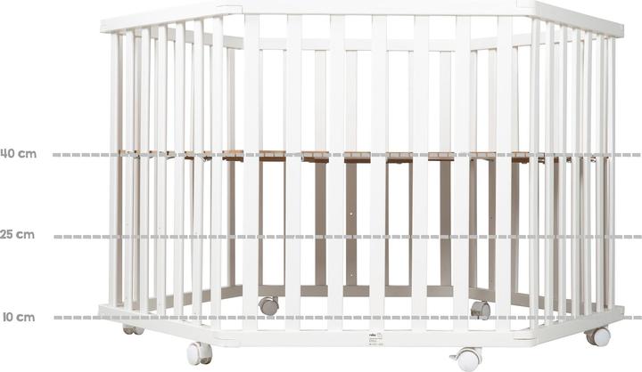 Produktbild Roba Laufgitter 6-eckig (121 cm, 106 cm, MDF)