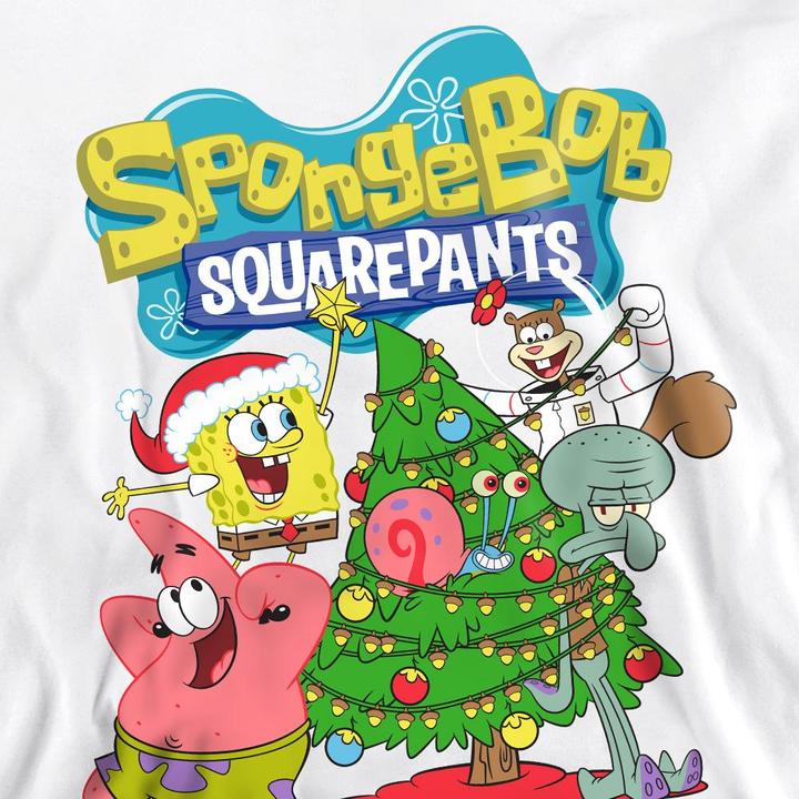 Immagine prodotto Spongebob Squarepants Felpa Albero di Natale Adulto Unisex (XXL)