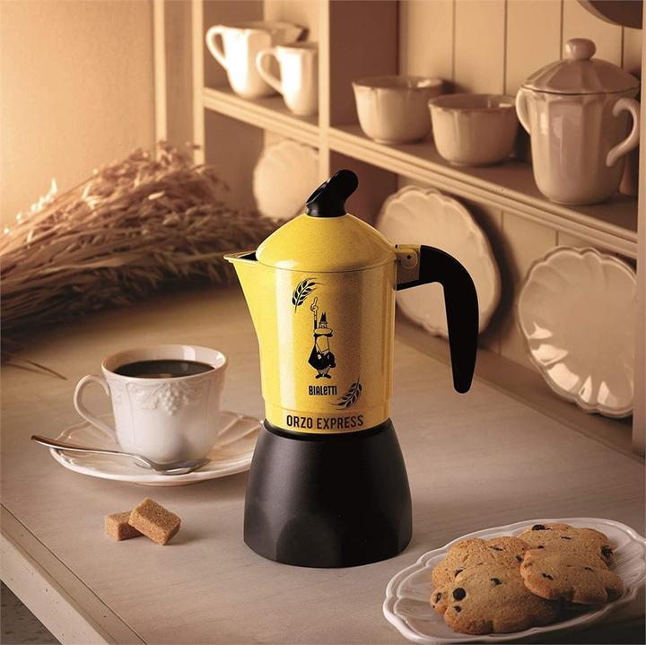 Image du produit Bialetti Orzo Express - Pot à moka - Aluminium - Noir - Aluminium - 4 tasses - Orzo E (4 T.)
