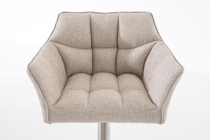 Actual product image CLP Barstool Damaso E Fabric, ivory
