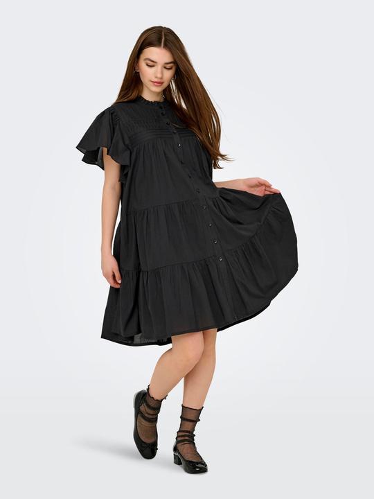 Produktbild JdY Locker geschnitten Hemdkragen Puffärmel Kurzes Kleid Kleid (S)