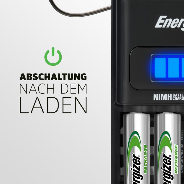 Immagine prodotto Energizer Ricarica 1 ora (4 pz., AA, AAA, 2300 mAh, Batteria + Caricabatterie)