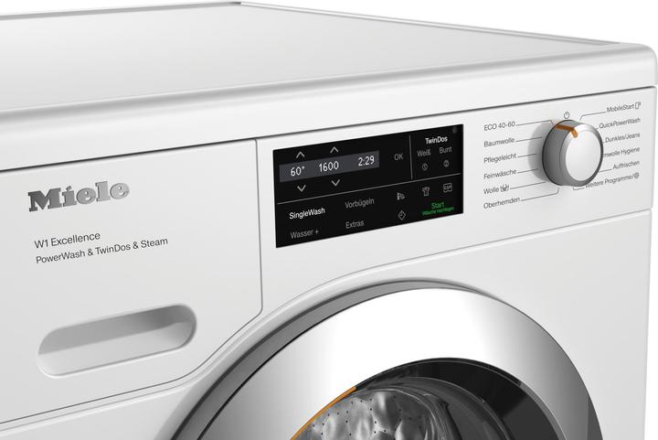 Actual product image Miele Waschmaschine WEJ885 WPS PowerWash&TwinDos&Steam (9 kg, Right)