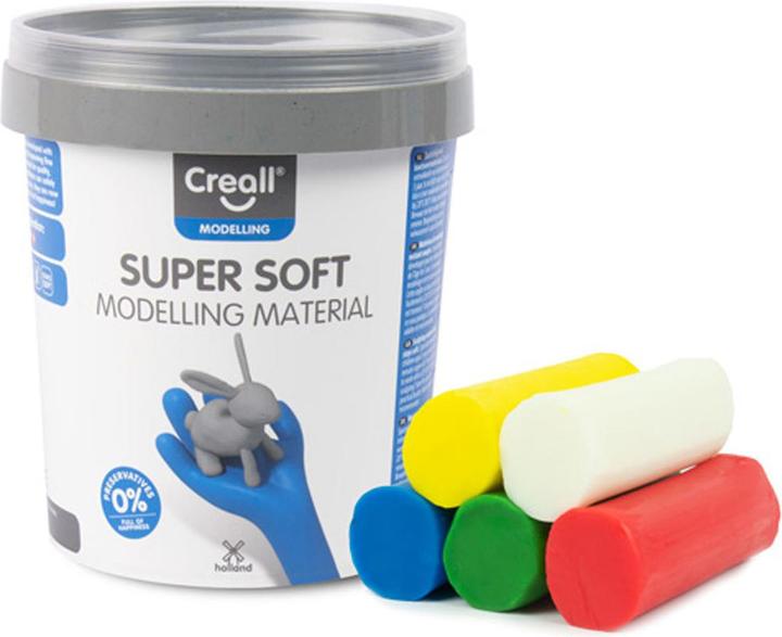 Produktbild Creall Supersoft Clay 5 Farben