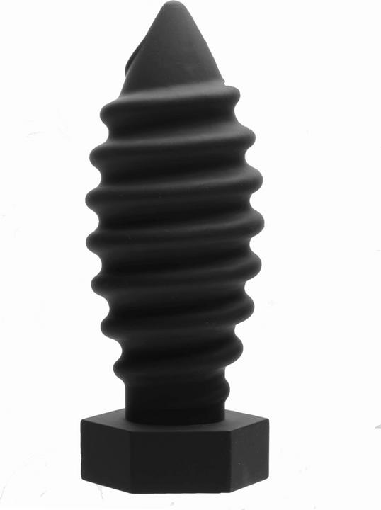 Actual product image Tom of Finland Screw U Anal Plug-Black