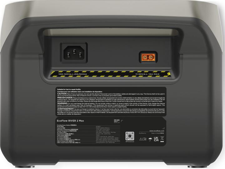 Productafbeelding EcoFlow Rivier 2 Max (EU) (512 Wh, 6 kg)