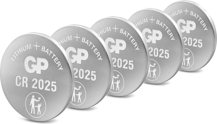 Image du produit GP Batteries Pile au lithium (5 pcs, CR2025, 160 mAh)