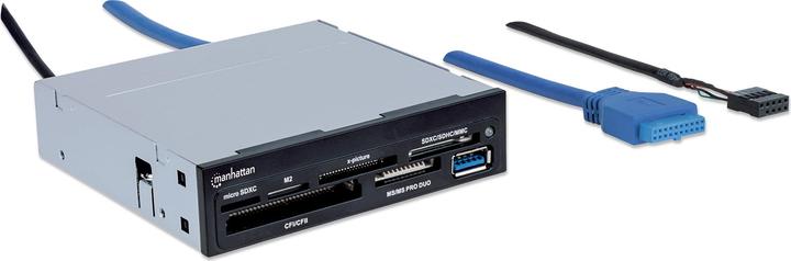 Produktbild Manhattan USB 2.0/3.0, 48-in-1 Smart Card 20-pin/9-pin,. (USB)