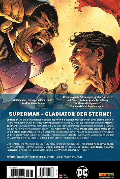 Produktbild Panini Superman - Action Comics (Deutsch, Ben Templesmith, Riccardo Federici, Scott Hanna, Daniel Sampere, Miguel Mendonça, Trevor Hairsine, Jonathan Glapion, Will Conrad, Dale Eaglesham, Rain Beredo, Phillip Kennedy Johnson, 2022)