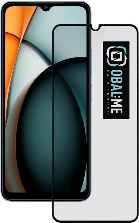 - OBAL:ME 5D Glass Screen Protector for Xiaomi Redmi A3 Black (1 Piece, Xiaomi Redmi A3)
