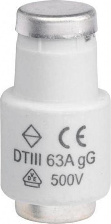 Actual product image Hager Fuse DIII E33 63A gG 500V (63 A, Lazy)