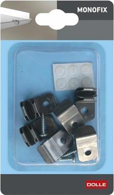 Actual product image Dolle Shelf fixing Monofix stainless steel, 12 pcs.