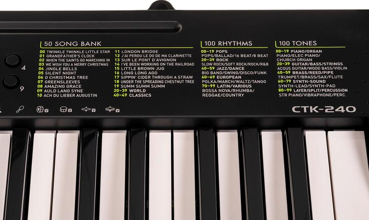 Actual product image Casio Ctk-240 (49 Keys)