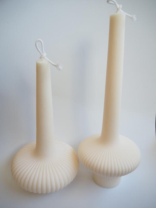 Actual product image Santabarbara Interior Design Candle Hope 13 cm x 7 cm, Nature, 1 piece (1 pcs.)
